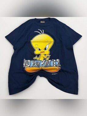 Vintage Tweety Bird T-shirt 1997 Disney Tee Size Medium Made in USA 90s Cartoon